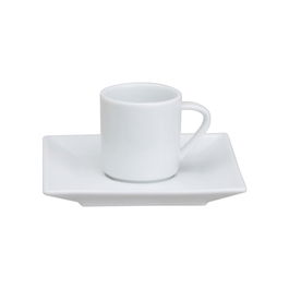 Avet Taza de Café Square 90 ml Porcelana (6 Unidades)